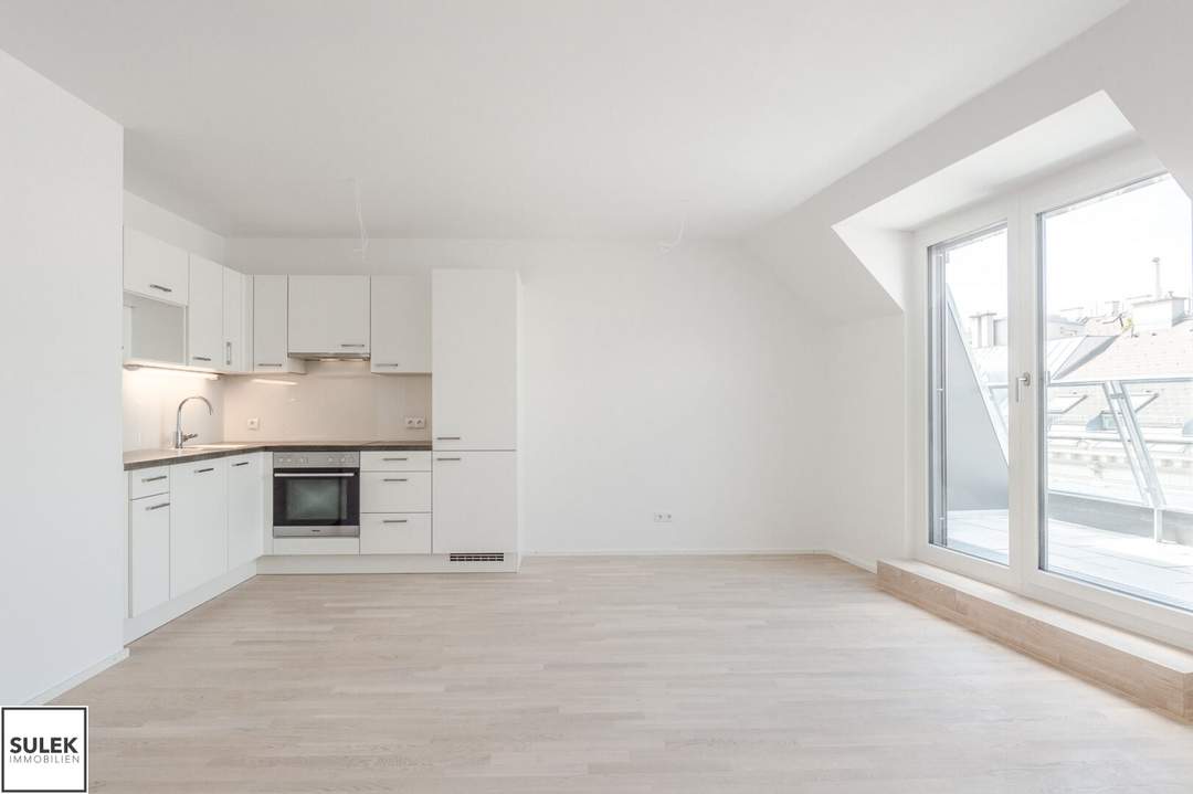 Perfekt geschnittene 3-Zimmer Wohnung mit Terrasse und Klima ~ Kaiserstraße 82 ~ AB 1. JULI VERFÜGBAR!