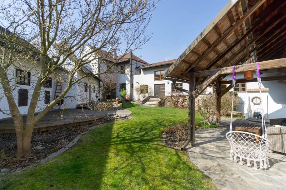 Ein Vierkanthof wie aus dem Bilderbuch – liebevoll renoviertes Wohnhaus und traumhafter Innenhof, Haus-kauf, 1.490.000,€, 2000 Korneuburg