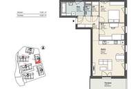 Erstbezug : Neubau : 3-Zimmer-Wohnung : Terrasse