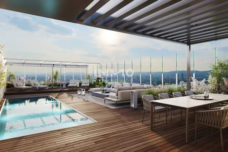 Austria's highest Penthouse: Private Rooftop Pool Above the Danube, Wohnung-kauf, 15.799.000,€, 1220 Wien 22., Donaustadt