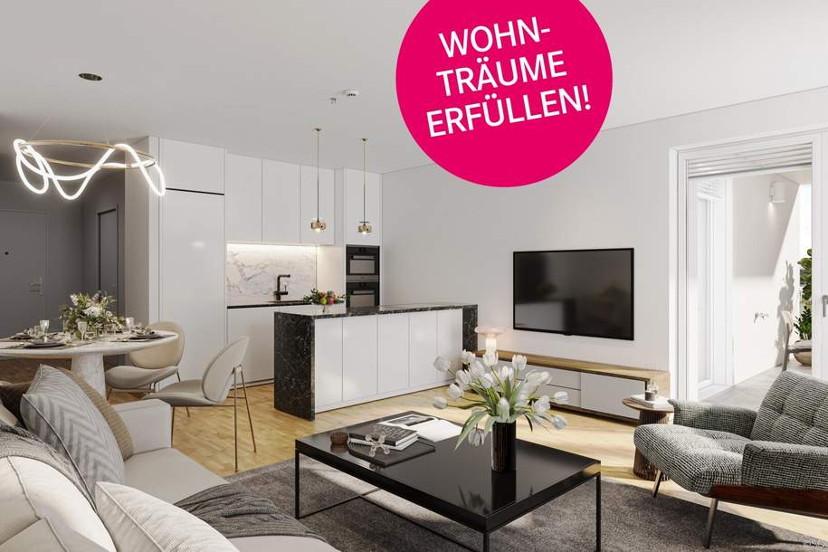 Panoramaleben am Donauufer: Luxusresidenzen mit Blick auf Krems und Stift Göttweig, Wohnung-kauf, 434.000,€, 3500 Krems an der Donau(Stadt)