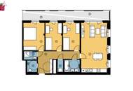 4 Zimmer mit Weitblick – ca. 97 m² und ca. 20 m² Loggia in 1030 Wien Schöpsstraße | 6. Liftstock | Nähe U3, Gasometer und Hyblerpark