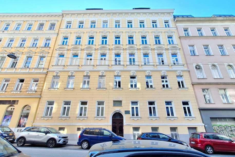 🏡 Wohnen mit Klasse: sanierter Altbau, Fischgrätparkett &amp; 16 m² Freifläche ☀️, Wohnung-kauf, 498.500,€, 1040 Wien 4., Wieden