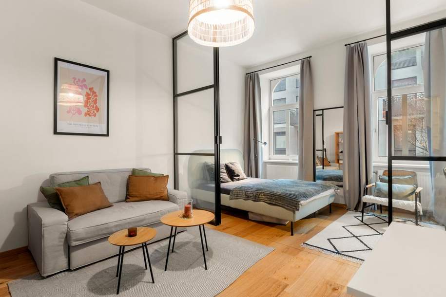 Trendige Citywohnung in Toplage im 5. Bezirk. Möbliert und Einzugsbereit!, Wohnung-kauf, 260.000,€, 1050 Wien 5., Margareten