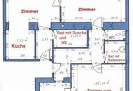 MARGARETENSTRASSE | 4 ZIMMER-WOHNUNG 90m² | 2 BÄDER | 2 WC | 2.STOCK | KEIN LIFT