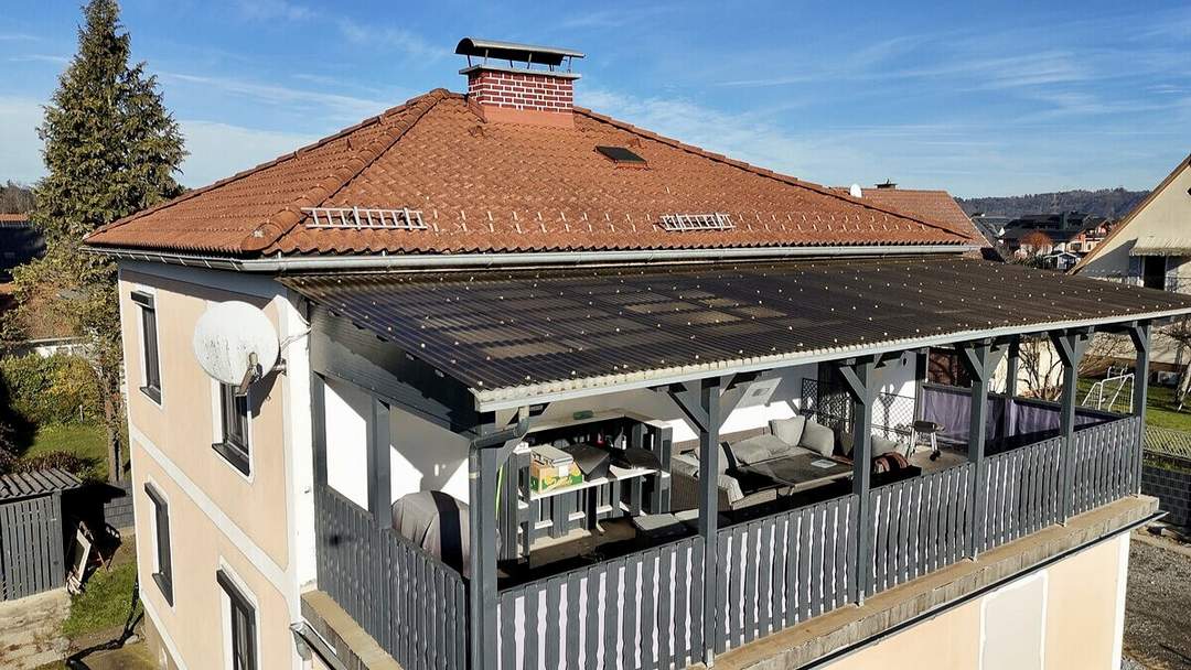 Modernisiertes Ein- bis Zweifamilienhaus auf großzügigem Grund in sonniger Lage in Werndorf!