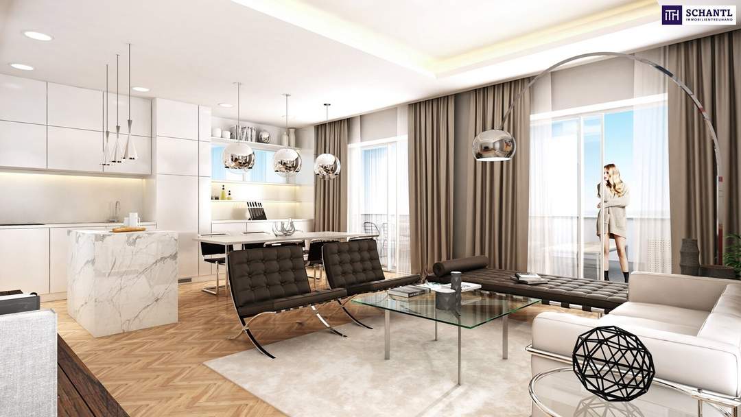 Ein Penthouse zum Träumen und Genießen mit 5 Zimmer und großer Außenfläche - in einem der schönsten Wohnbezirke von Graz - PROVISIONSFREI!