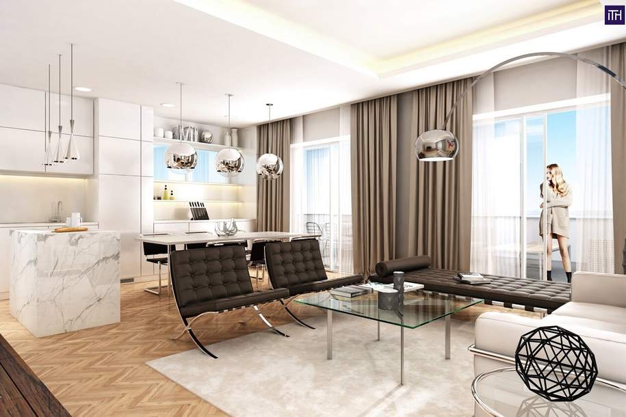 Ein Penthouse zum Träumen und Genießen mit 5 Zimmer und großer Außenfläche - in einem der schönsten Wohnbezirke von Graz - PROVISIONSFREI!, Wohnung-kauf, 570.185,€, 8041 Graz(Stadt)