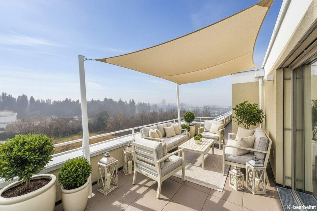 PROVISIONSFREI! 3-Zimmer-Wohlfühlwohnung mit großer Terrasse | Nord-West-Ausrichtung | Grünblick