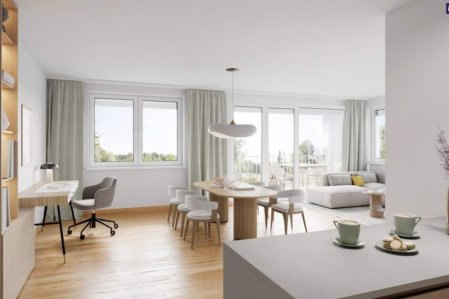 *Early Bird* Aktion!!! Raum für Familie & Zukunft im DAS WEGL: Großzügige 4-Zimmer-Wohnung in Schwechat - hochwertig, nachhaltig & perfekt gelegen!, Wohnung-kauf, 447.270,€, 2320 Bruck an der Leitha
