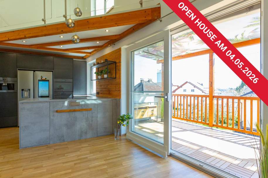 Exklusive 5-Zimmer-Maisonette mit Galerie und Balkon in zentraler Lage, Wohnung-kauf, 469.000,€, 4210 Urfahr-Umgebung