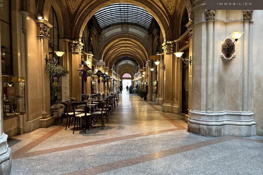 | PALAIS FERSTEL | GESCHÄFTSLOKAL Gourmet Meile | NUR KULINARIK (reserviert), Gewerbeobjekt-miete, 2.960,00,€, 1010 Wien 1., Innere Stadt