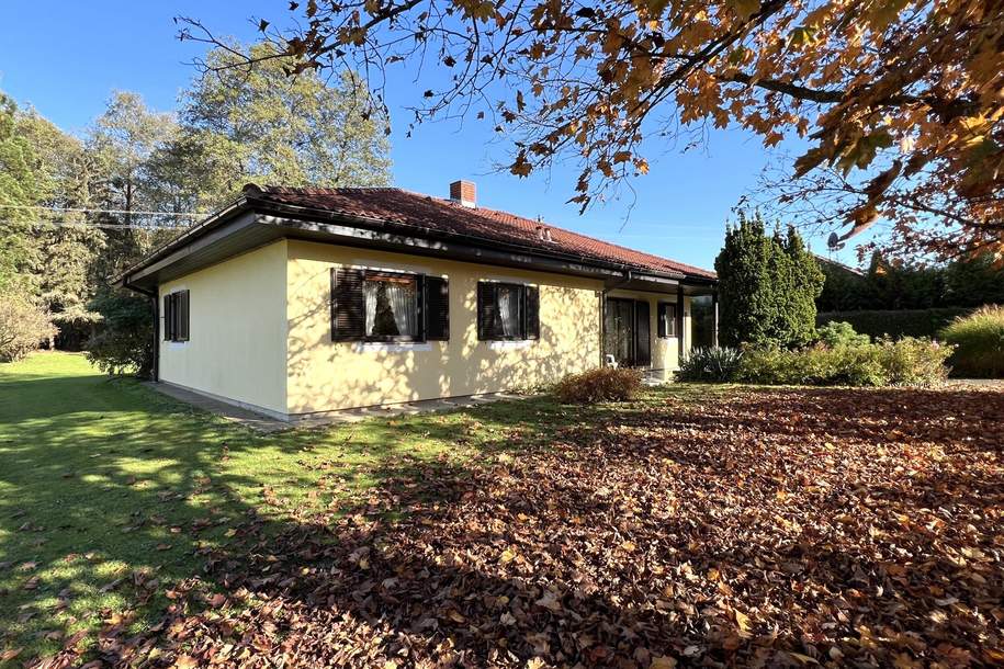 Sofort bezugsfertiger Bungalow mit Grundstücken und Wäldern: 21.941 m² in idyllischer Natur!, Haus-kauf, 329.000,€, 7545 Güssing