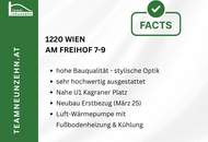 Grün und doch so nah! Modernes, hochwertiges und optisch beeindruckendes Wohnen bei der U1 Kagraner Platz mit Nähe zur Alten Donau - SOMMER AKTION - KÜCHE INKLUSIVE. - WOHNTRAUM