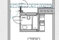 Klimatisiert: Lichtdurchflutete 2-Zimmer DG-Wohnung nahe Donaukanal