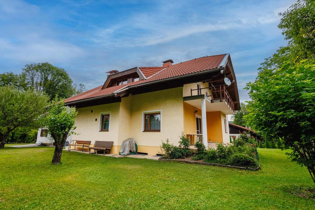 Einfamilienhaus in Grünlage, Stadtrand Villach