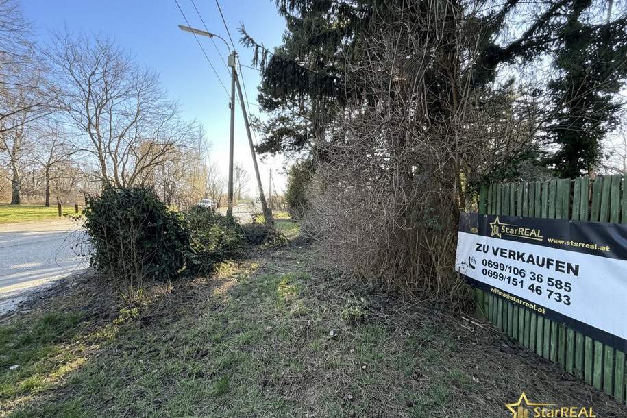 807m² BAUGRUND. NÄHE U2 DONAUSPITAL. TRAUMLAGE DIREKT AM MÜHLWASSER (VIS A VIS)., Grund und Boden-kauf, 750.000,€, 1220 Wien 22., Donaustadt