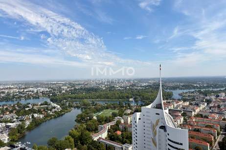 44. Etage mit 10sqm Loggia: DC2 Tower direkt an der U1 Donauinsel, Wohnung-miete, 1.100,00,€, 1220 Wien 22., Donaustadt