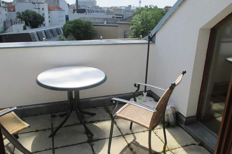 NÄHE U4 – 3-ZIMMER DACHGESCHOSSAPARTMENT MIT TERRASSE, Wohnung-miete, 1.495,00,€, 1030 Wien 3., Landstraße
