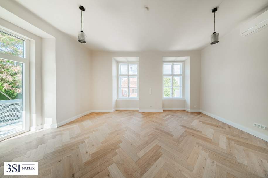 Wohnen beim Schloss Belvedere: Klimatisierter Erstbezug im Stilaltbau mit 2 Balkonen!, Wohnung-kauf, 1.195.000,€, 1040 Wien 4., Wieden