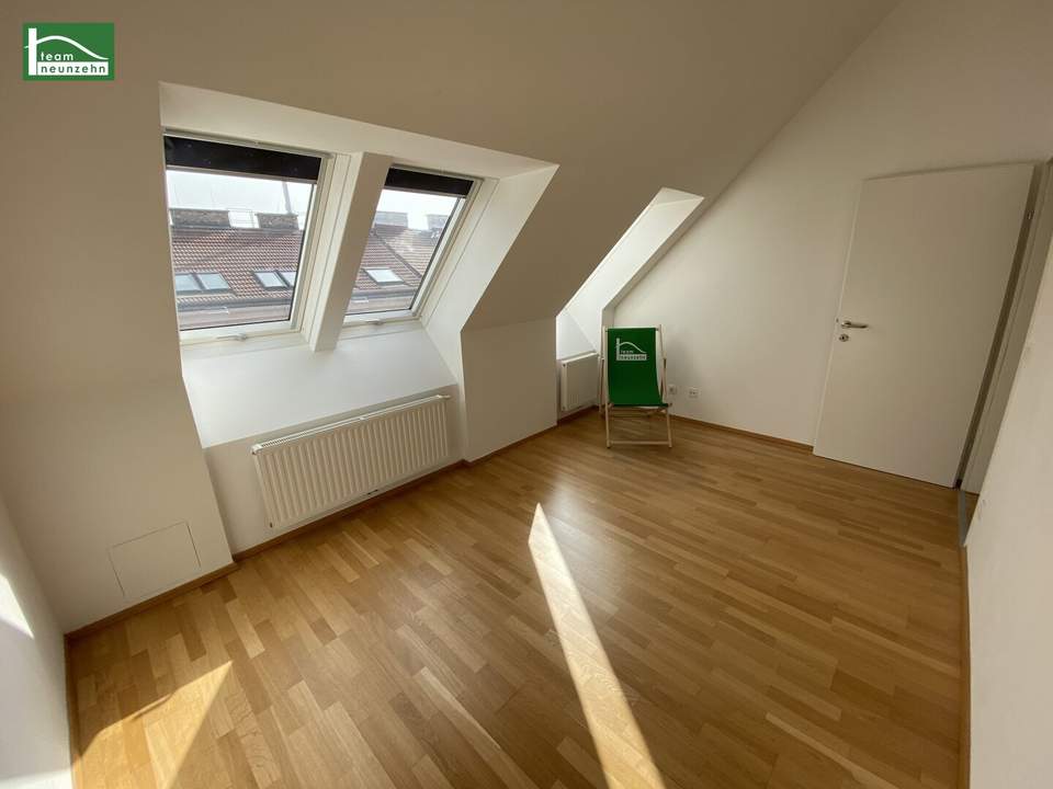 Nähe U1 Reumannplatz & Antonspark - Charmante 3-Zimmer-Dachgeschosswohnung mit Terrasse in ruhiger Hoflage