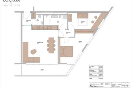 Dein City-Refugium wartet! Loggia, U1 Nähe, Alte Donau, Wohnung-kauf, 489.990,€, 1220 Wien 22., Donaustadt