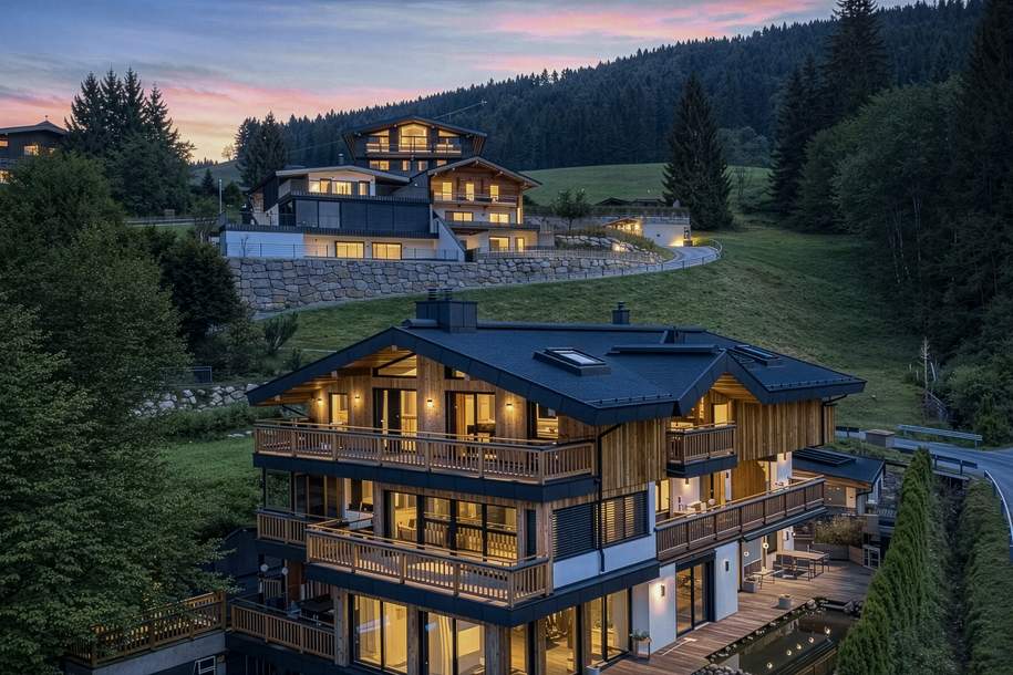 Luxus-Penthouse mit Panoramablick in sonniger Top-Ruhelage, Wohnung-kauf, 2.100.000,€, 6365 Kitzbühel