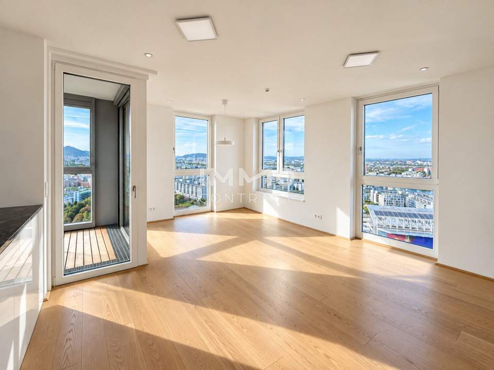 DANUBE PANORAMA: Urban Living on Level 22 in Vienna 22