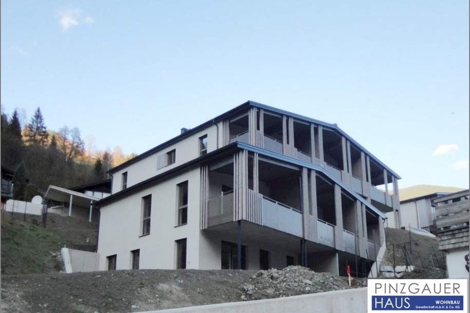 NEUBAU - moderne Eigentumswohnung in schöner Hanglage in Viehhofen TERRASSENWOHNUNG - Top 3 - 44,5 m², Wohnung-kauf, 225.000,€, 5752 Zell am See