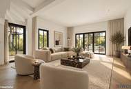 KLASSISCHE ELEGANZ. MODERNER LUXUS. | Exklusive Doppelhaushälften | Holzmassiv | Raumhöhen bis ca. 3 m | 7 Zimmer | Luftwärmepumpe, Wohnraumlüftung & Klima | Dachterrassen-Option | PKW-Stellplatz