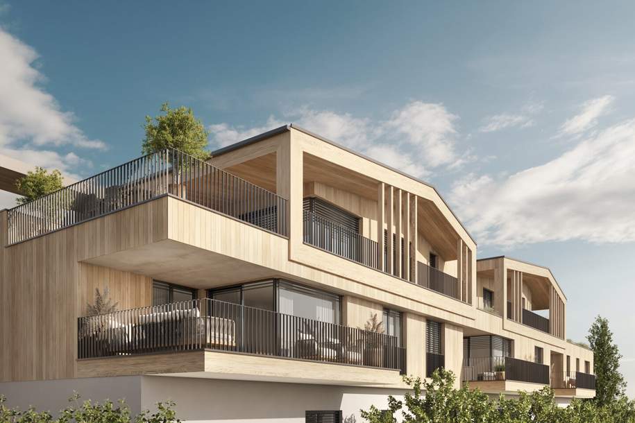 PENTHOUSE + GRÜNBLICK! Traum-PENTHOUSE: Eine Oase zum Wohlfühlen mit hochwertigen Materialien und tollem Design! 100 m² DACHTERRASSE mit Ausblick auf die grüne Steiermark! PROVISIONSFREI!!!, Wohnung-kauf, 890.000,€, 8511 Deutschlandsberg