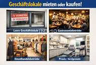 Verfügbare Gewerbe I Retail I Fitness I Gastro I Veranstaltungs- und Büroflächen sowie,Lagerflächen,in optimale Lagen Wiens