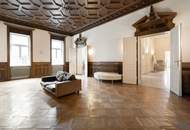 Herrschaftliche Wohnung in historischer Villa | über 440m² Garten & möglicher Infinity Pool | ca. 4,40 m Raumhöhe | sanierungsbedürftig | U-Bahnnähe