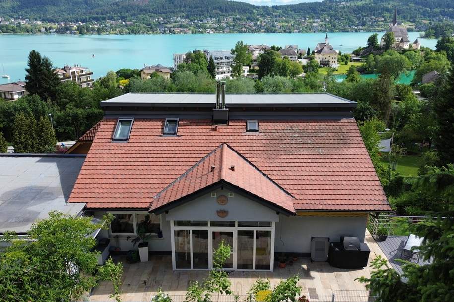 Sonniges Seehaus in Maria Wörth: Zwei Wohneinheiten mit rundum Seeblick + Gartenidylle, Haus-kauf, 949.000,€, 9081 Klagenfurt Land