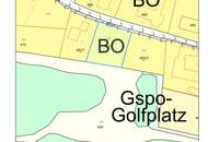 Wohnen direkt am Golfplatz! Ebenes Baugrundstück mit Traumblick