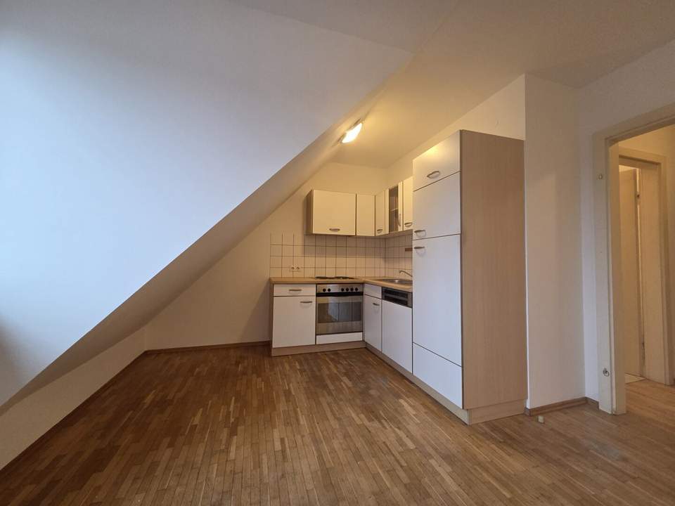 helle 1-Zimmer Wohnung mit unverbaubarem Blick