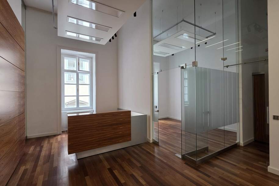 HERRENGASSE: Repräsentative Bürofläche - sofort bezugsfertig!, Gewerbeobjekt-miete, 4.388,56,€, 1010 Wien 1., Innere Stadt