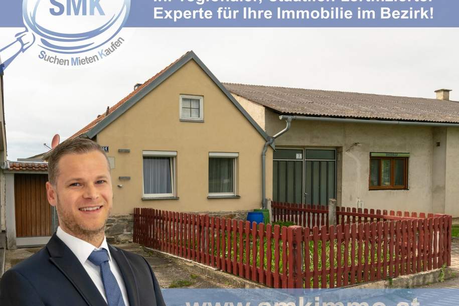 Leistbares Wohnhaus in Ruhelage!, Haus-kauf, 98.000,€, 3714 Hollabrunn