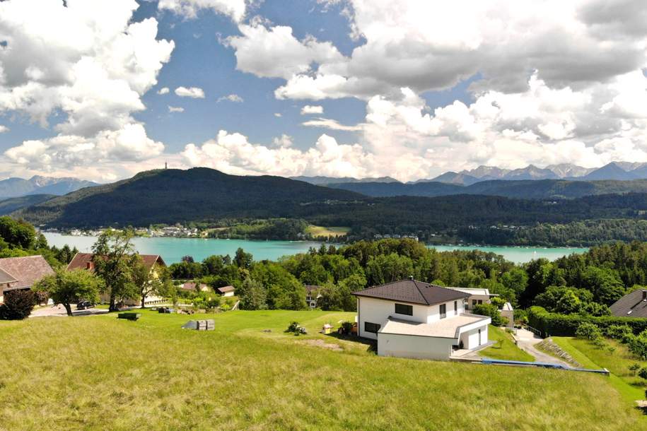 Traumgrundstück mit Blick auf den Wörthersee zu verkaufen!, Grund und Boden-kauf, 890.000,€, 9212 Klagenfurt Land
