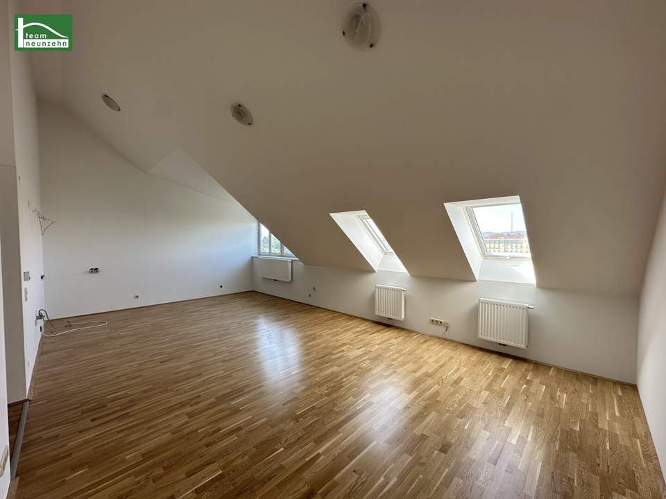 Panoramablick-Wohnung mit Dachterrasse nahe U6 Meidling zwischen Schönbrunn und Wienerberg - Frisch renoviert!
