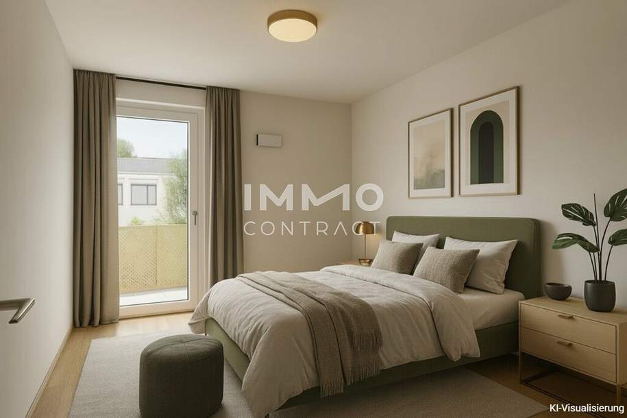 Schnäppchen-Hit: Provisionsfreier Erstbezug – 2-Zimmer-Wohnung mit Balkon nahe U1 Leopoldau, Wohnung-kauf, 270.000,€, 1210 Wien 22., Donaustadt