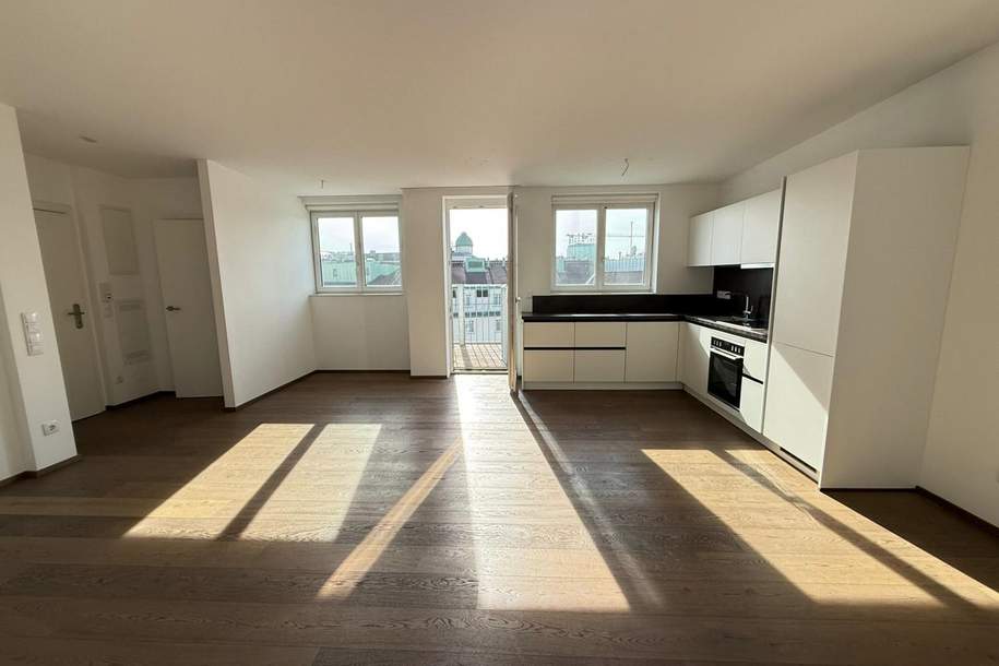 Urbanes Wohnen nahe Naschmarkt – Charmante 3-Zimmer-Dachgeschosswohnung mit Balkon!, Wohnung-kauf, 599.000,€, 1050 Wien 5., Margareten
