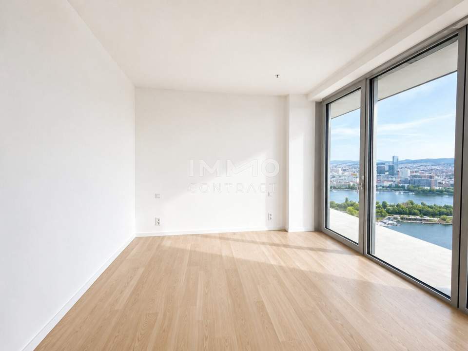 34. Etage - 3-Zimmer-Eckwohnung im DC2 Tower mit 2 Loggien