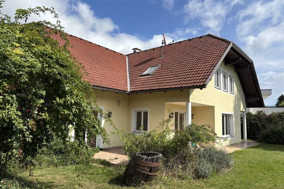 Vielseitiges Ein-/Zweifamilienhaus in Ebenthal - mit großzügigen Garten, sonniger Terrasse und eigener Garage!, Haus-kauf, 595.000,€, 9065 Klagenfurt Land