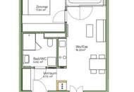 Modernes Wohnen in Top-Lage: 2-Zimmer-Erstbezugswohnung mit Loggia beim Jakomini Verde