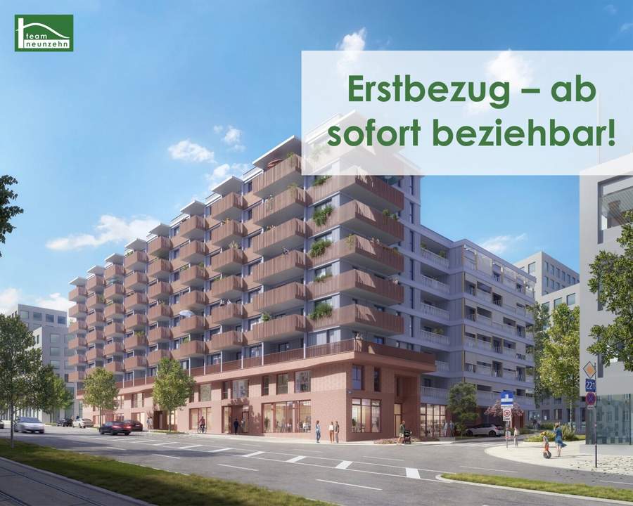 Neue Gründerzeit – Village im Dritten: 2-Zimmer-Wohnung mit Premium-Ausstattung und Freiflächen