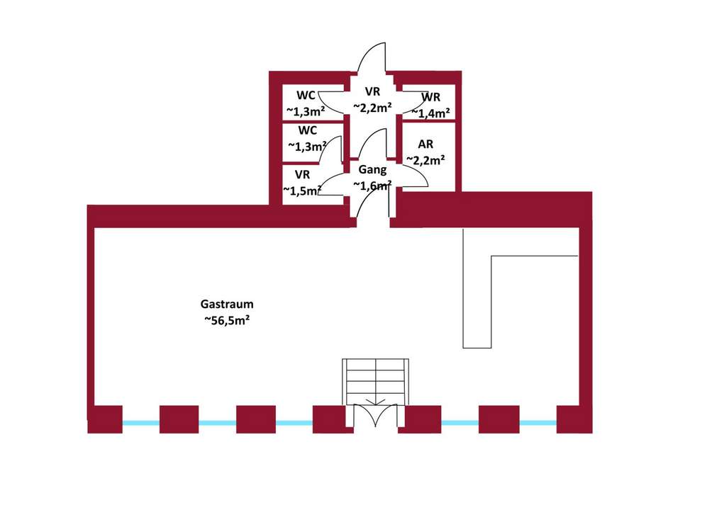 U1 in 5 Minuten erreichbar - Kurzzeitvermietung möglich - Lift im Haus - Zusammenlegung von Wohnungen möglich - Dachgeschoß Ausblick