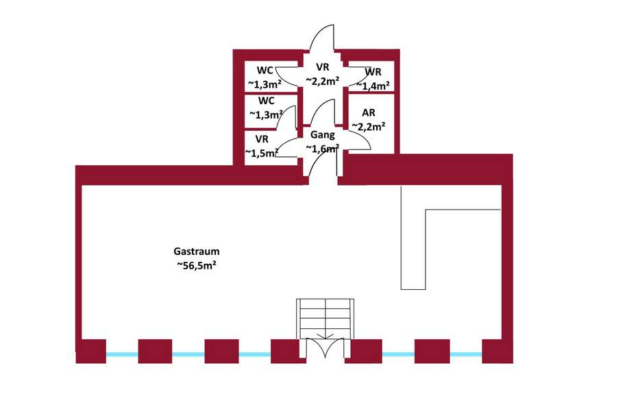 U1 in 5 Minuten erreichbar - Kurzzeitvermietung möglich - Lift im Haus - Zusammenlegung von Wohnungen möglich - Dachgeschoß Ausblick, Gewerbeobjekt-kauf, 125.000,€, 1100 Wien 10., Favoriten