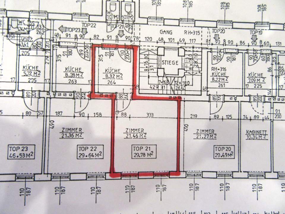 UNBEFRISTET VERMIETETE 2-ZIMMER WOHNUNG IN SANIERTEM HAUS