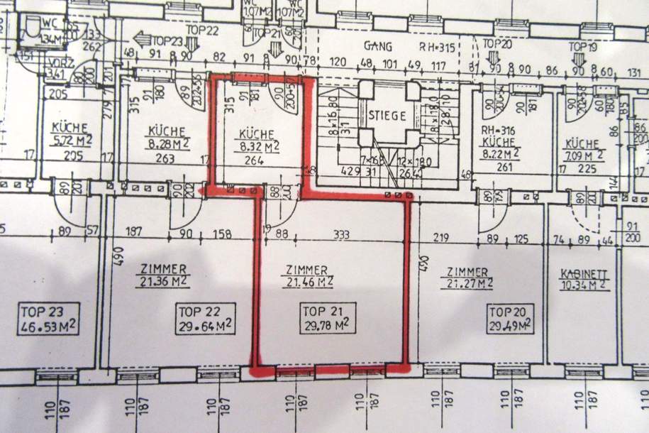 UNBEFRISTET VERMIETETE 2-ZIMMER WOHNUNG IN SANIERTEM HAUS, Wohnung-kauf, 1110 Wien 11., Simmering